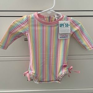 *SOLD* Ruffle Butts- Baby Girl Swim 0-3 months NWT